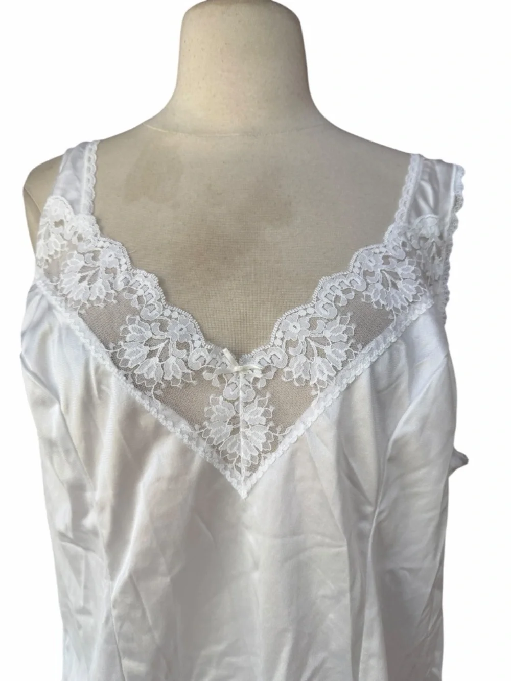 Deadstock w/o Tag 1970s/80s Liza Lawrence 100% Antron III Nylon Camisole - Picture 2 of 4